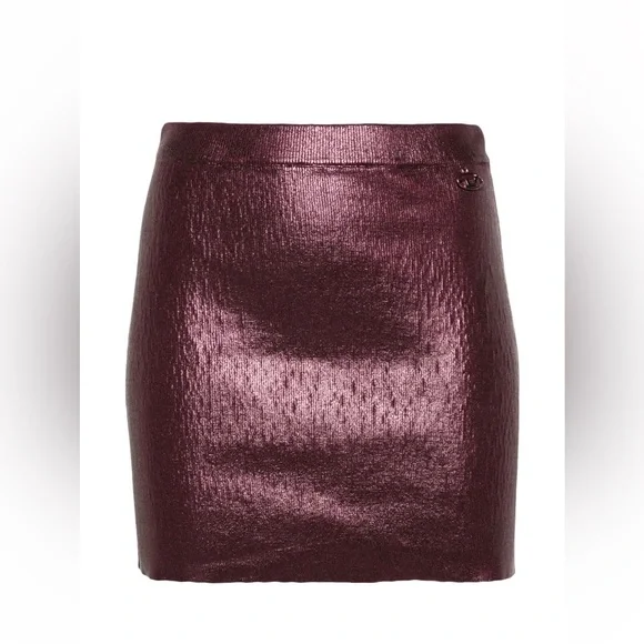 Diesel foiled miniskirt - Picture 1 of 7